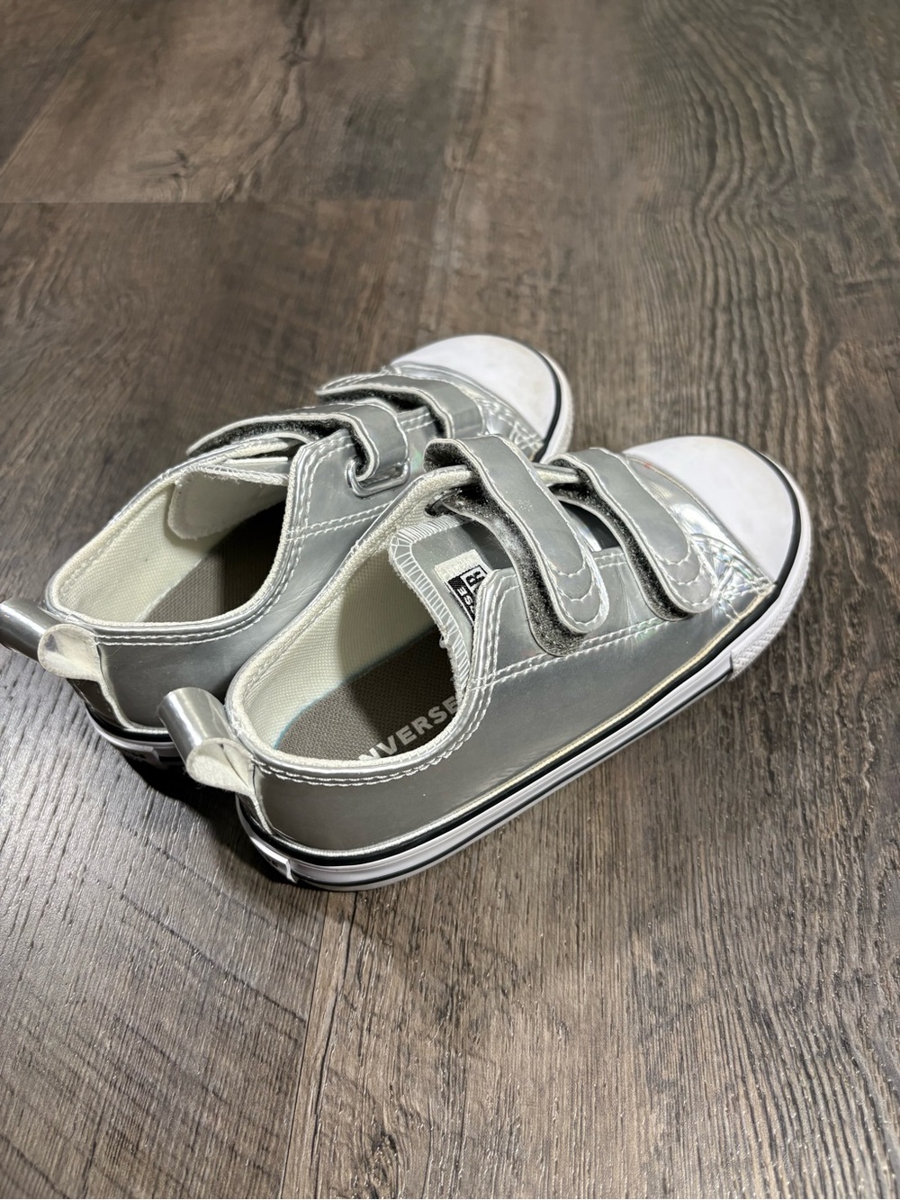 CONVERSE All Stars Toddlers' Chuck Taylor All Star Metallic Solver Sneakers - Picture 3 of 6